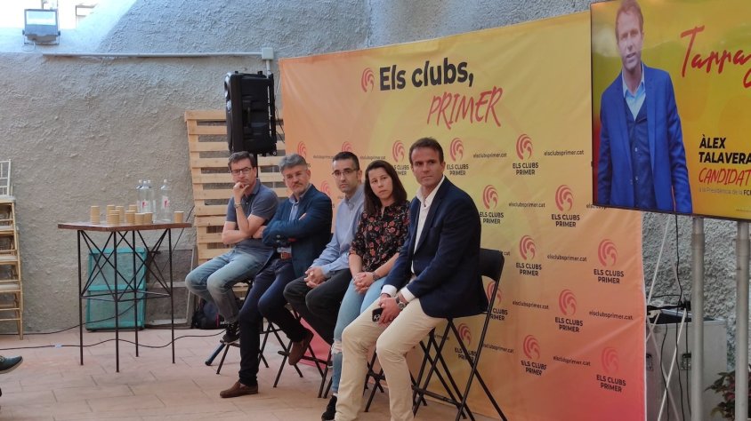 Àlex Talavera en l'acte central a Tarragona que es va celebrar a la localitat del Rourell