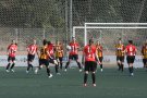 El femení A de l'Escola visita el camp del Riudoms