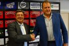 Signatura del conveni de filiació entre CF Reus i CD Morell