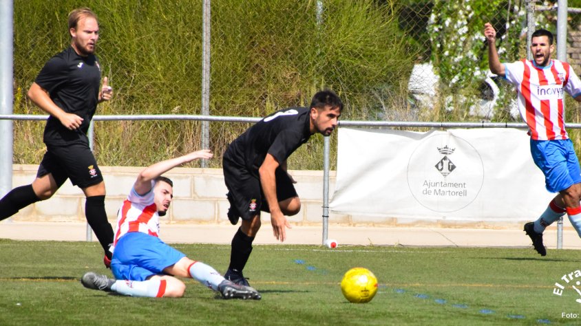 El Martorell va guanyar el partit d'anada per 2-0