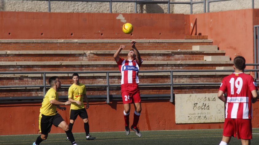 Joel Marigot, màxim golejador de la UE Valls amb sis gols