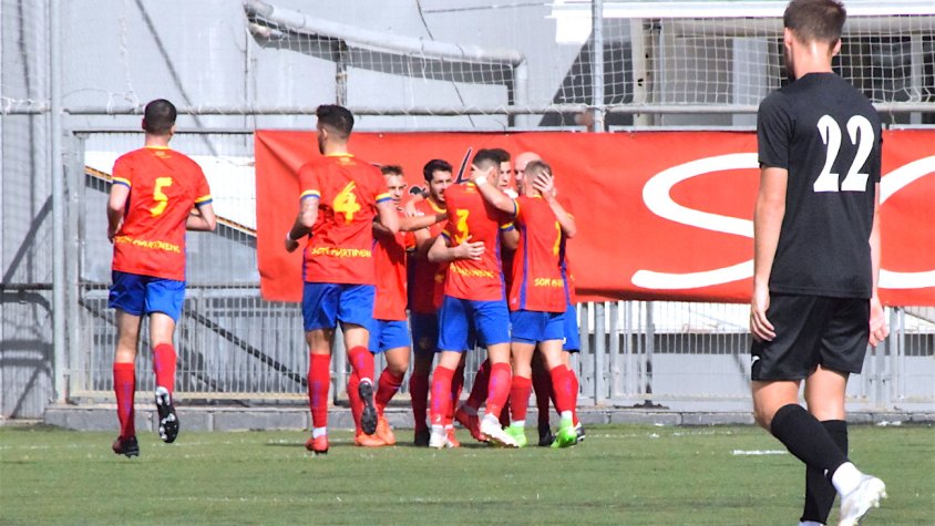 El Martinenc feia mal amb tres gols al primer temps