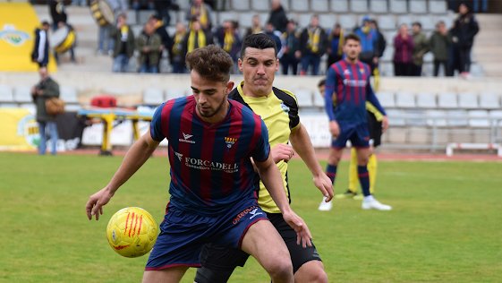 Imatge del partit Gavà-Montañesa d'aquesta jornada