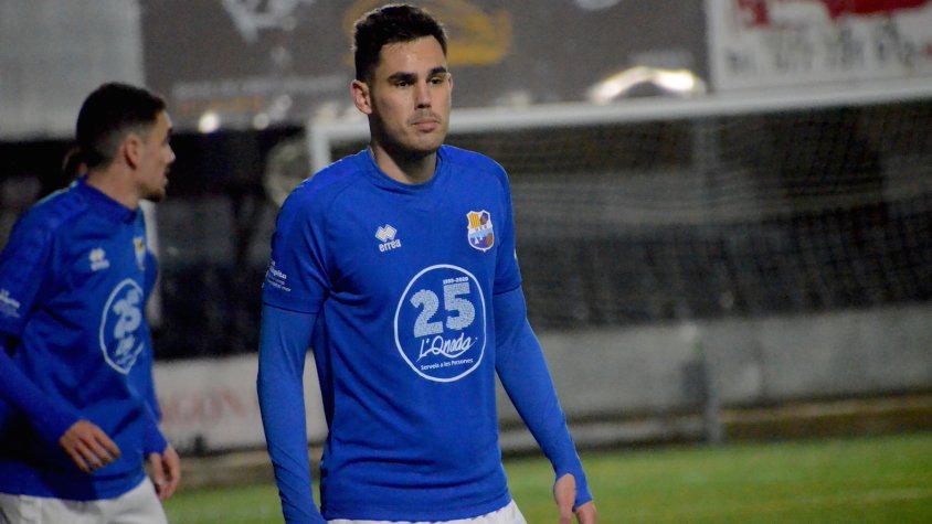 Cristian Valcàrcel, jugador de la UE Rapitenca