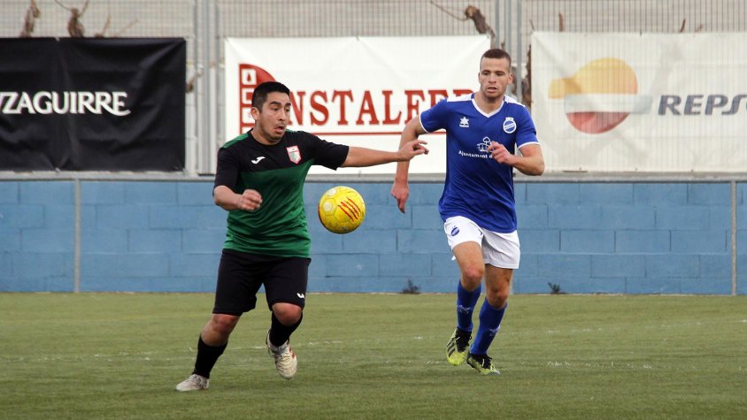 Imatge del partit entre Morell i Camp Clar