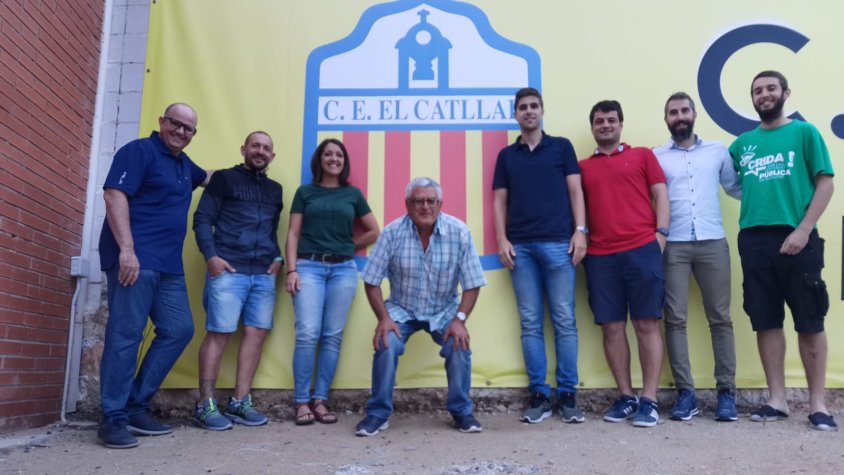 La nova junta directiva del CE Catllar, oficial des del passat dissabte