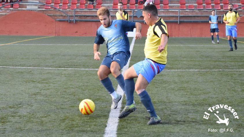 Imatge d'arxiu d'un partit de l'Atlètic de Valls aquesta temporada