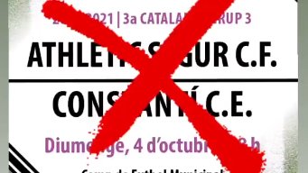 El partit entre Segur Athlètic i Constantí també ajornat per un positiu de Covid-19