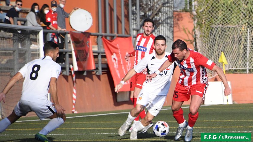 Masqué, en el partit del passat diumenge davant del Terrassa FC al Vilar de Valls