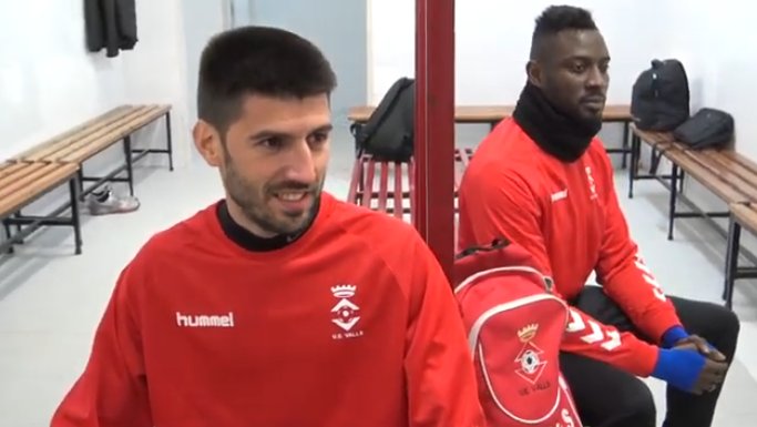 Jordi Prades i Cheikh Saad, durant la presentació