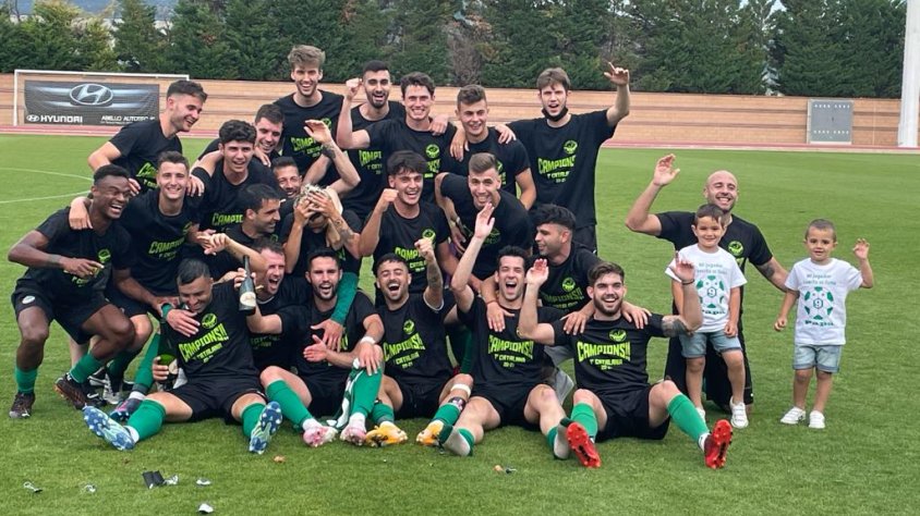 Celebració de la plantilla de l'Ascó
