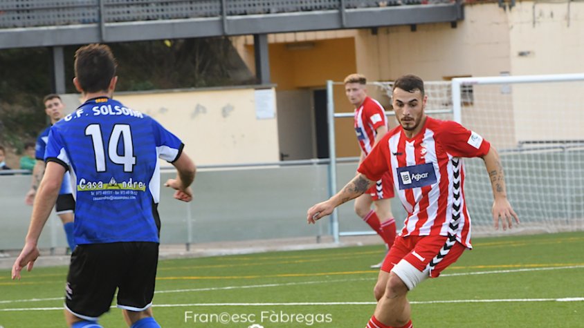 Eze, en el partit al camp del Solsona