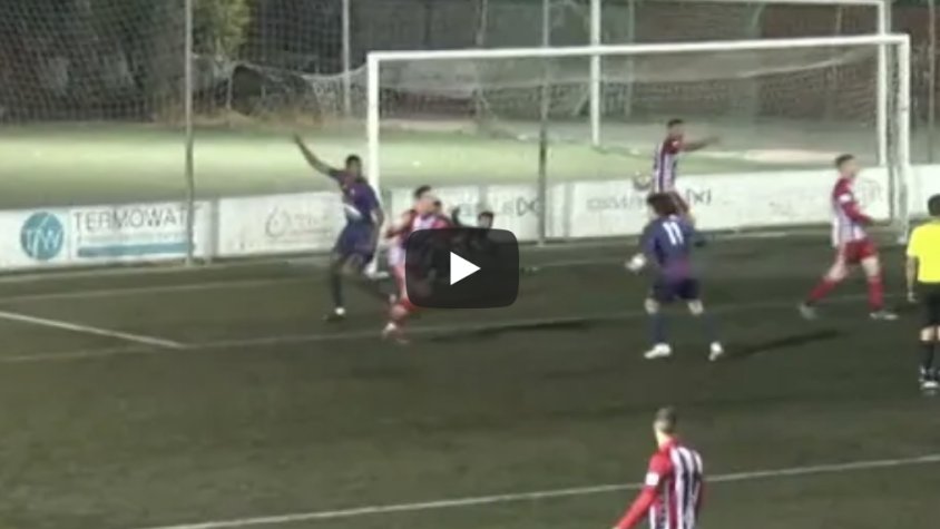 VÍDEO | Polèmica en el gol de l'1-1 entre UE Valls i CF Gavà