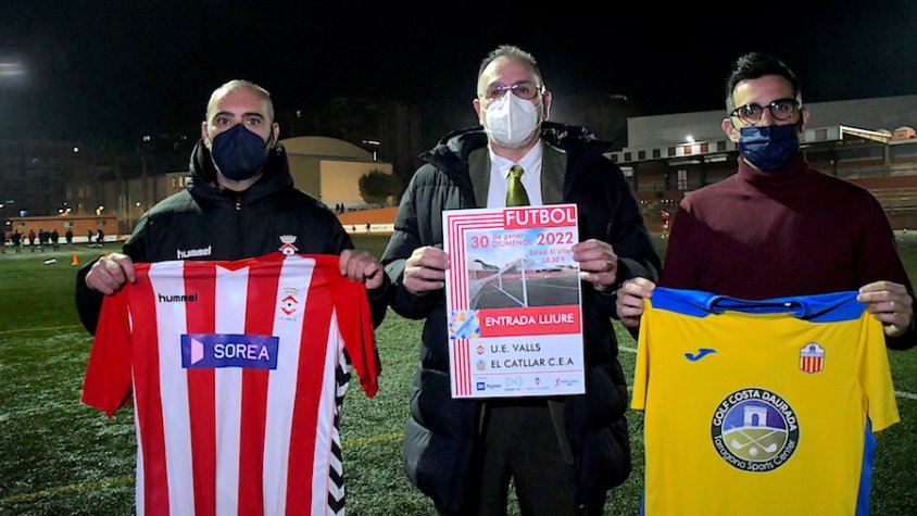El derbi entre UE Valls-Catllar, amb entrada gratuïta