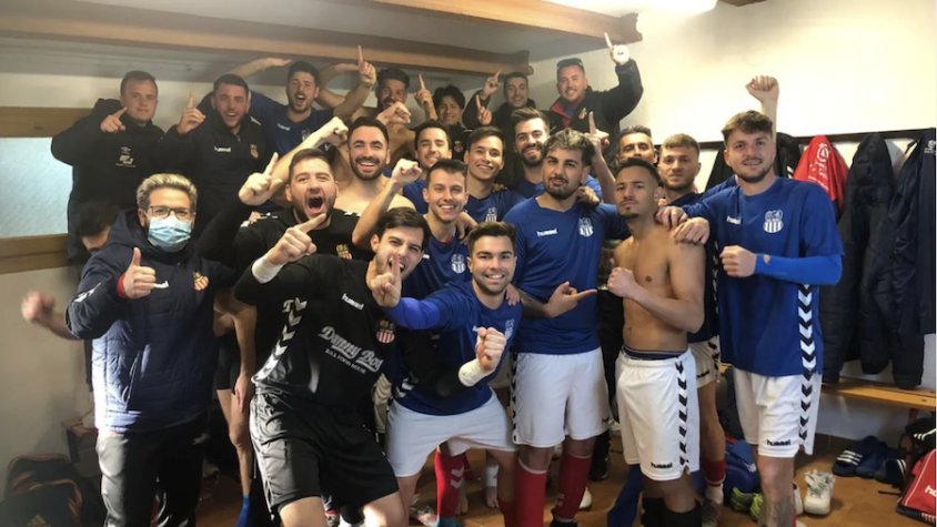 Celebració del Salou que torna a ser líder