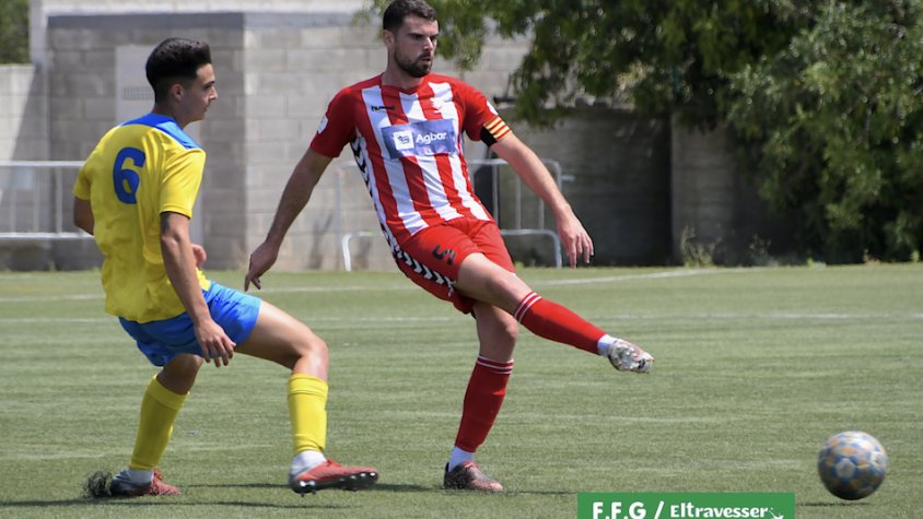 Arnau Miró, en una acció en el darrer partit d'aquesta passada temporada