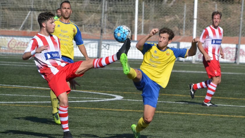 El partit de la primera volta es decantava pel Valls (4-3)