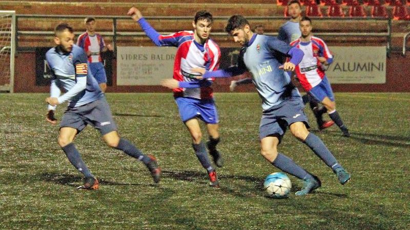 Jugada del partit durant el segon temps
