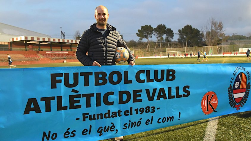 Dani Romera assumirà la banqueta de l'Atlètic de Valls aquesta temporada