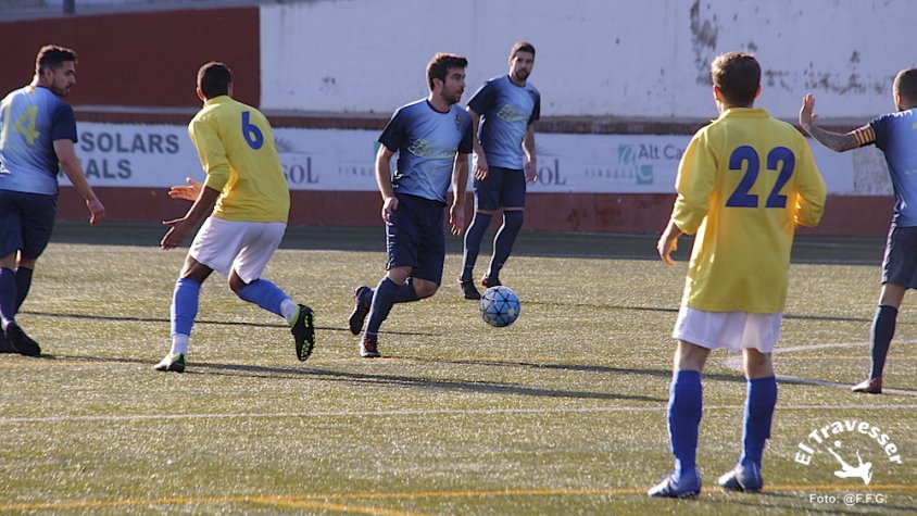 Ramon Giró, en el partit de dissabte passat davant del Morell