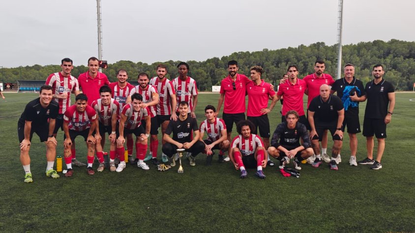 Imatge d'arxiu del partit a El calltar