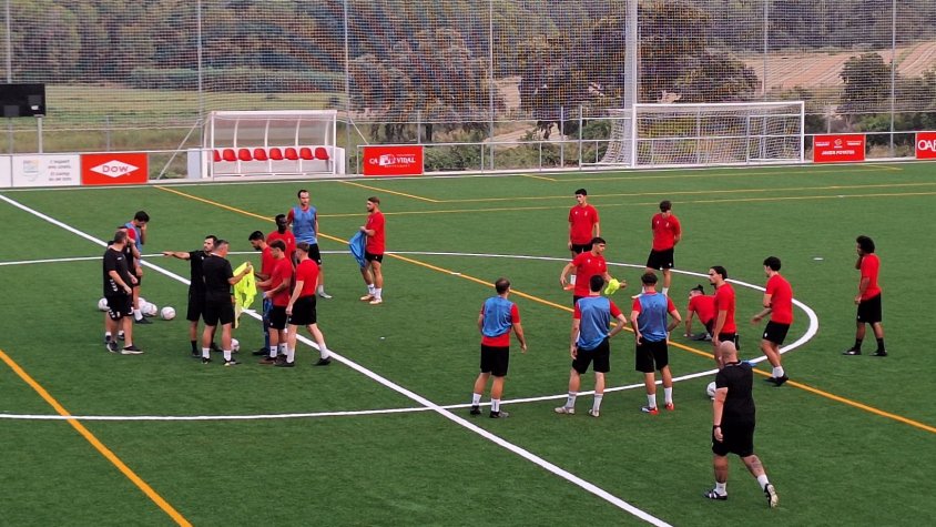 Exhibició golejadora de la UE Valls en el tercer test de pretemporada