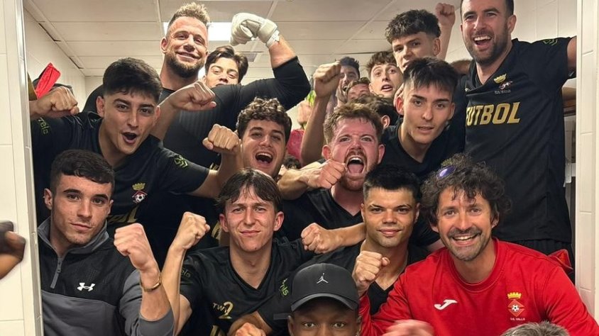 La UE Valls B goleja en un partit més igualat del què marca el resultat
