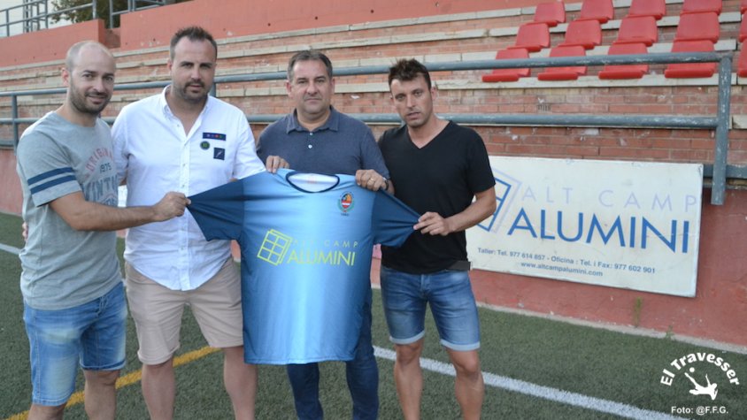 Imatge de la presentació de Sergi Ferrer com a entrenador
