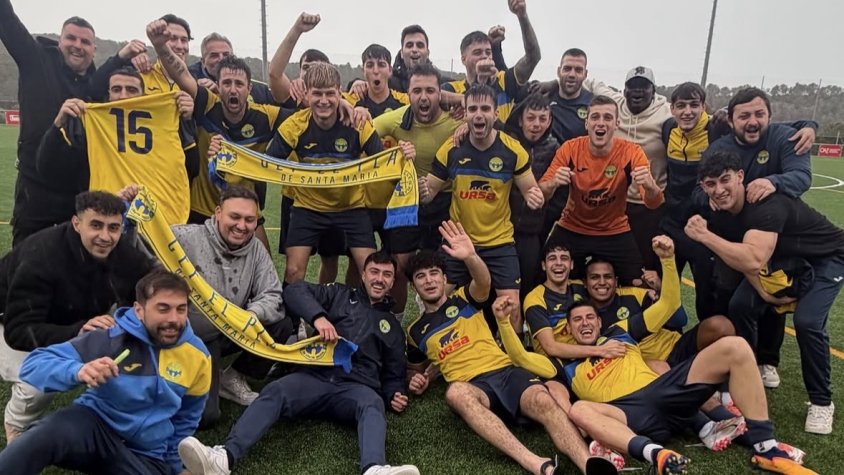El CEF Pla de Santa Maria aconsegueix l’ascens a Tercera Catalana