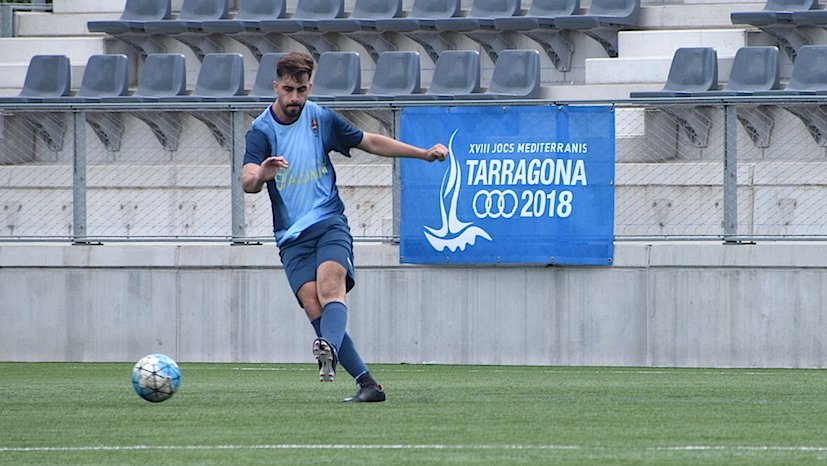 Silva, amb la samarreta de l'Atlètic el curs passat