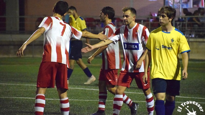 Xavi Fabra, autor d'un doblet
